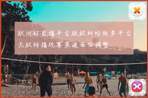 欧洲杯直播平台版权纠纷致多平台无权转播观赛渠道面临调整